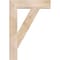Ekena Millwork Traditional Block Smooth Bracket, Douglas Fir, 3 1/2"W x 18"D x 26"H BKT04X18X26TRA05SDF - alternate 2